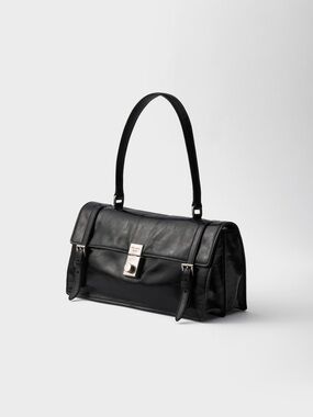 Authentic Prada 2025 Medium Leather Shoulder Bag – Like New